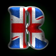 Vector Great Britain metal figure r