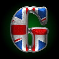 Vector Great Britain metal figure g