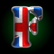Vector Great Britain metal figure f