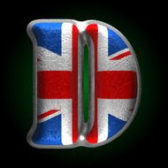 Vector Great Britain metal figure d