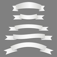 Silver Ribbons Flags