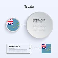 Tuvalu Country Set of Banners