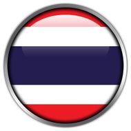 Thailand Flag Glossy Button N2