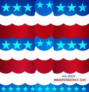 4th july american independence day colorful texture background vector