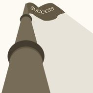 business success flag