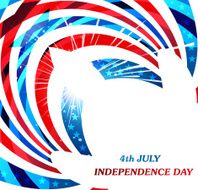 4th july american independence day flag celebration wave background