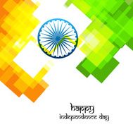 Tricolor colorful independence day flag vector