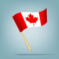 Canada flag vector illustration N4