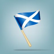 Scotland flag vector illustration