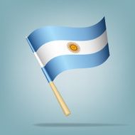 Argentina flag vector illustration