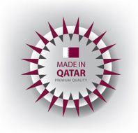 Made in QATAR QATARI seal Flag (Vector)