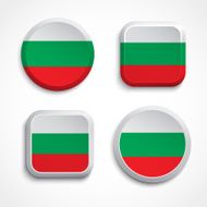 Bulgaria flag buttons