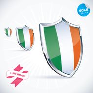 I Love Ireland Flag Illustration