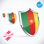 I Love Cameroon Flag Illustration