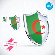 I Love Algeria Flag Illustration