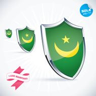 I Love Mauritania Flag Illustration
