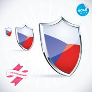 I Love Czech Flag Illustration