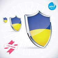 I Love Ukraine Flag Illustration