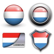 Luxembourg icons