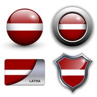 Latvia icons