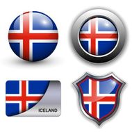 Iceland icons
