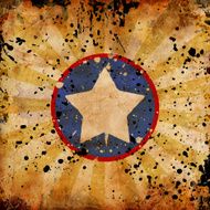 4th July grunge background