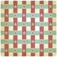 Vintage background with stripes and stars