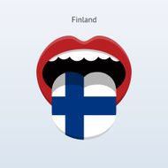 Finland language Abstract human tongue N2