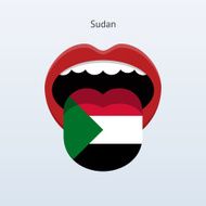 Sudan language Abstract human tongue N2