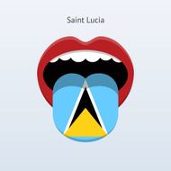 Saint Lucia language Abstract human tongue N2
