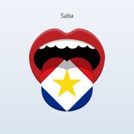 Saba language Abstract human tongue N2