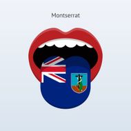 Montserrat language Abstract human tongue N2