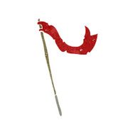 retro cartoon waving flag N3