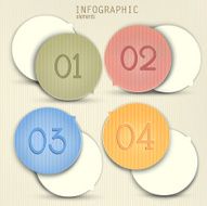 Set of bubbles stickers labels tags N2
