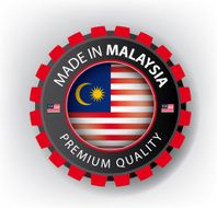 Made in MALAYSIA Malaysian seal Flag (Vector) N2