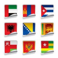 Sticker flags N4