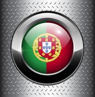 Portugal Flag Button N3