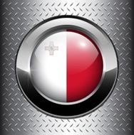 Flag of Malta button