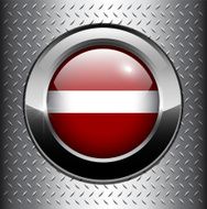 Flag of Latvia button