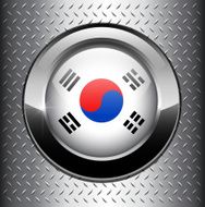 Korean flag button