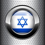 Flag of Israel button