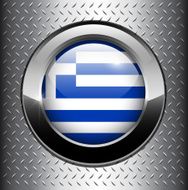 Greece flag button N3