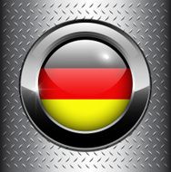 German Germany flag button