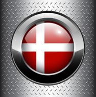 Denmark flag button N3