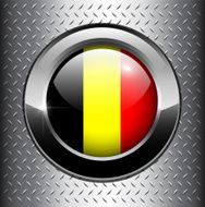 Belgium Flag Button N6