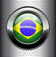 Brazil flag button N4