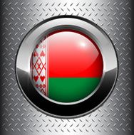 Belarus flag button N3