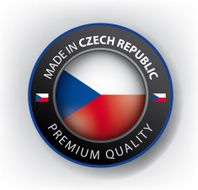 Made in CZECH REPUBLIC seal Flag (Vector) N2