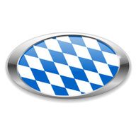 Round oktoberfest button