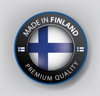 Made in Finland seal Flag (Vector) N3